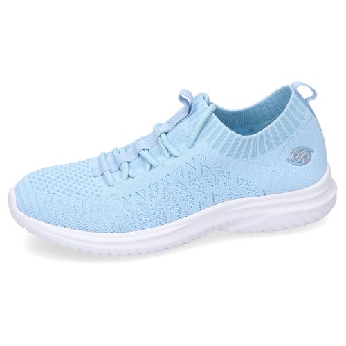 Slip-On Sneaker DOCKERS BY GERLI, Damen, Gr. 44, blau (hellblau), Textil, sportlich, Schuhe, Sneaker, Schlupfschuh, Freizeitschuh mit ultraleichter Sohle