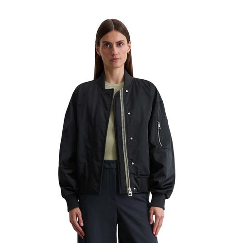 Blouson MARC O'POLO, Damen, Gr. 40, blau (deep night blau), Obermaterial: 100% Polyester. Futter: 100% Polyamid, Langarm, Jacken, aus der DFB Travel Collection