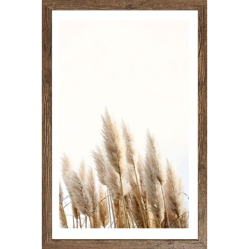 Bild mit Rahmen BÖNNINGHOFF, beige (farbe rahmen: schwarz oak, farbe bild(er): beige, wei), B:50cm H:70cm T:2,1cm, Papier, MDF, Bilder