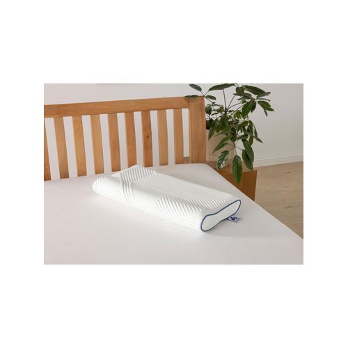 Nackenstützkissen IRISETTE Gr. 2, weiß, B:40cm L:80cm, 69% Polyester, 30% Lyocell, 1% Elasthan, Kopfkissen