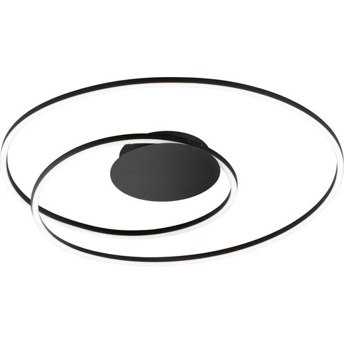 FISCHER & HONSEL Deckenleuchte HOLY D 68 cm schwarz Deckenlampe