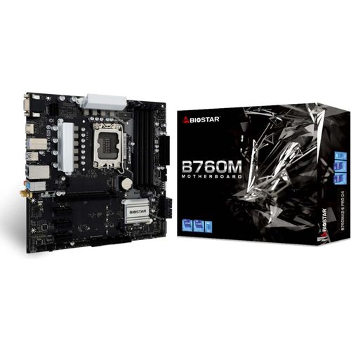 Biostar B760MX2-E Pro D4 B760 S1700 mATX DDR4