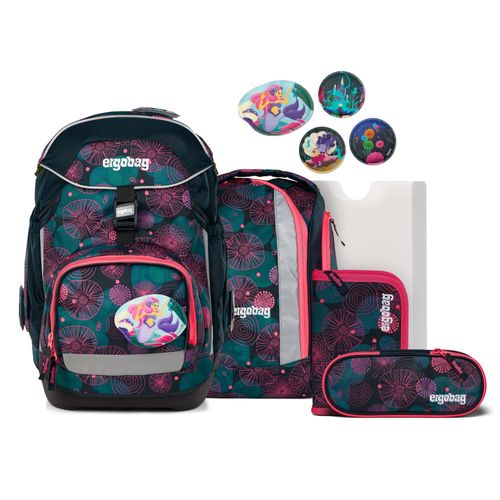 ergobag Pack Schulrucksack Set 6-tlg. KorallBär 2025