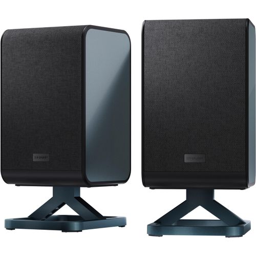 SHARP Surround-Lautsprecher "HT-SPR52021", ägäisblau, B:11,8cm H:23,8cm T:11,1cm, Lautsprecher