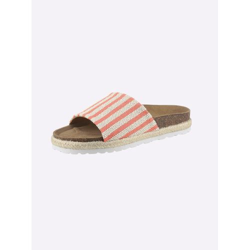 Pantolette BIO TIME, Gr. 36, orange (terra), Textil, sportlich, Schuhe