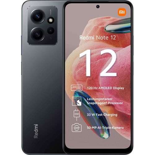 Redmi Note 12 4GB + 128GB Onyx Gray