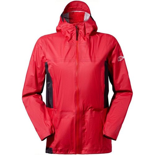 Mtnguide Hyperalphashelljacket, Damen Hardshelljacke, 8 (34), GOJI BERRY/JET BLACK, Berghaus