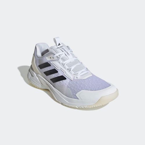 Handballschuh ADIDAS PERFORMANCE, Gr. 44, cloud weiß, core schwarz, core weiß, Textil, Synthetik, sportlich, Schuhe, besonders geeignet für Handball und Volleyball
