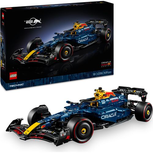 LEGO Technic Oracle Red Bull Racing RB20 F1 Rennauto Modell - Formel 1 Bauset zum Sammeln - V6-Motor, Getriebe, Lenkung & DRS im Maßstab 1:8 - Geschenkidee für Erwachsene & Teenager 42206