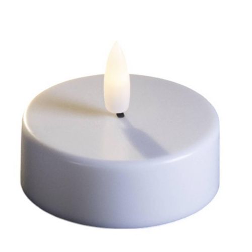 STERNTALER LED-Teelicht, weiß, Ø 5,7 cm, Batterie, 4er-Set