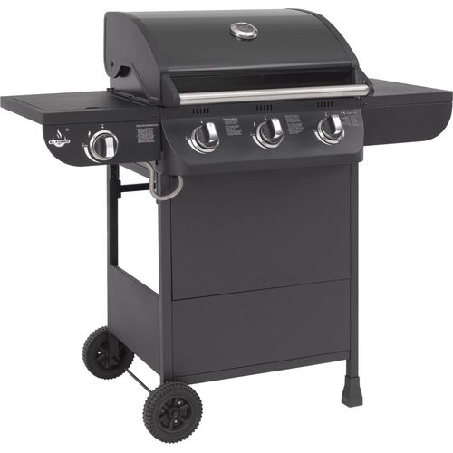El Fuego Gasgrill / Grillwagen Columbus 3 Brenner +1 Grill 56x41cm