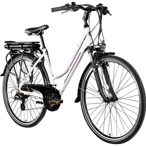 Zündapp Z802 E Bike 28 Zoll Trekkingrad Damen ab 155 cm mit 21 Gängen