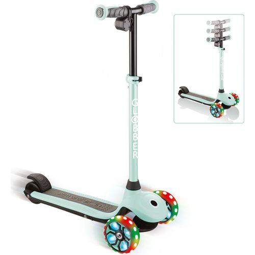 GLOBBER ONE K E-MOTION 4 PLUS mint, mit Leuchtrollen