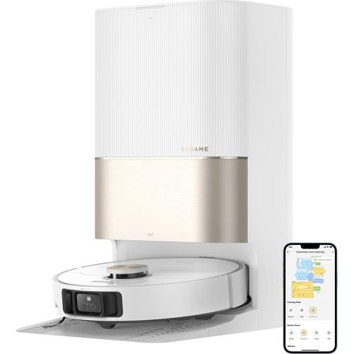 Dreame X40 Ultra Complete Saugroboter mit Wischfunktion,12000Pa Saugkraft,70℃ Wischmopp,selbstreinigend,Automatische EntleerungFill,Drehen und Heben