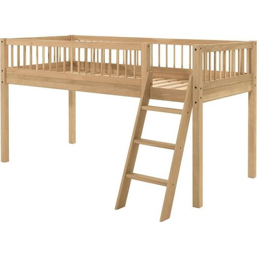 Hochbett Forrest 207,5 x 97,5 x 114 cm Eiche Natur