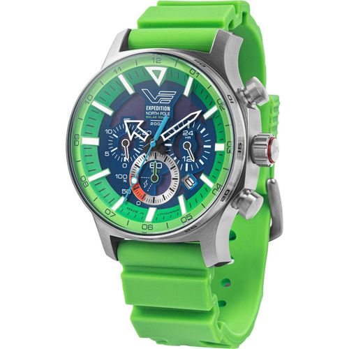 Vostok Europe VR42-595A733 Herren-Solaruhr Expedition North Pole Polar Spruce Grün