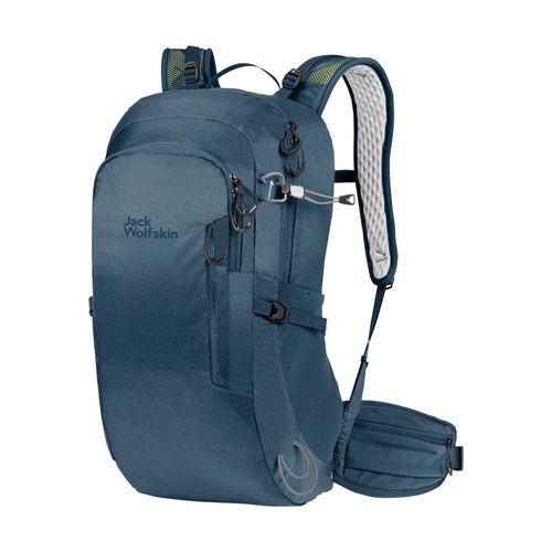 Wanderrucksack JACK WOLFSKIN "ATHMOS SHAPE 24", blau (schwarz, sea), Rucksäcke, Polyamid