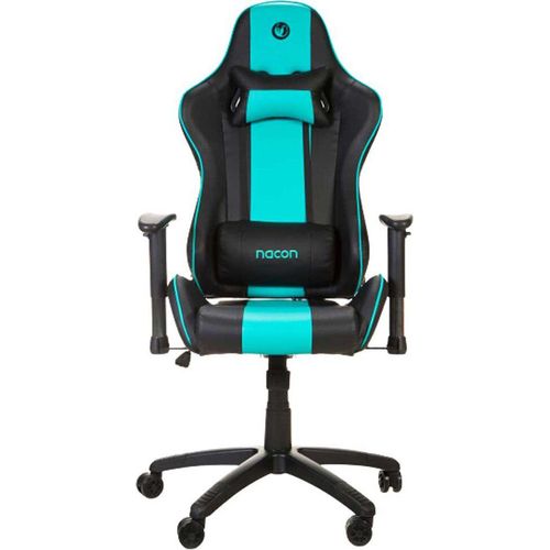 NACON PCCH-550 Videospiel-Stuhl Universal-Gamingstuhl Gepolsterter Sitz Schwarz, Türkis