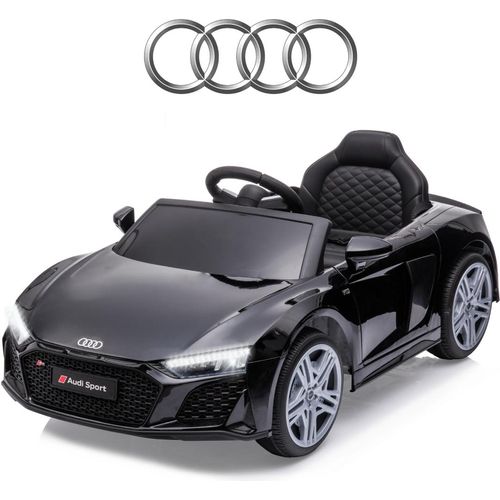 Milly Mally Audi R8 Spyder Schwarzes Elektroauto