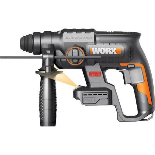 Akku-Bohrhammer WORX Nitro 20V 2 Joule WX381.9,Brushless Motor, ohne Akku und Ladegerät