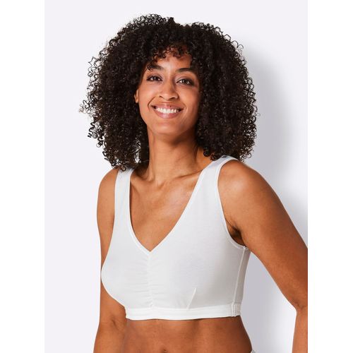 Bustier WÄSCHEPUR, Damen, Gr. 44, N-Gr, braun (camel, champagner), 97% Baumwolle, 3% Elasthan, BHs