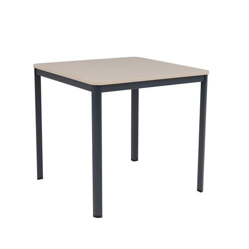 Schreibtisch Nova, 80x80x75 cm, Sandfarbe/anthrazit