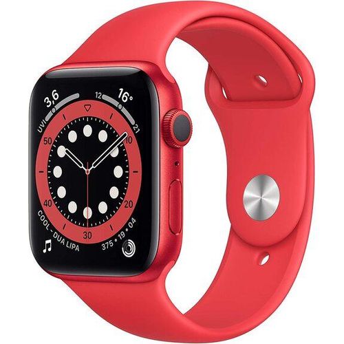 Apple Watch Series 6 44mm GPS Aluminiumgehäuse rot mit Sportarmband rot