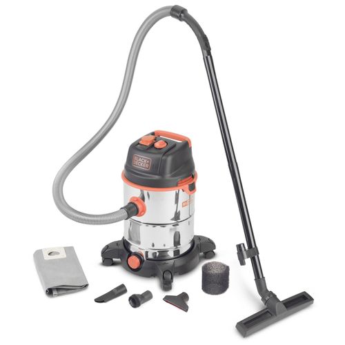 Black + Decker Nass- und Trockenreiniger 1600 Watt, 30 Liter
