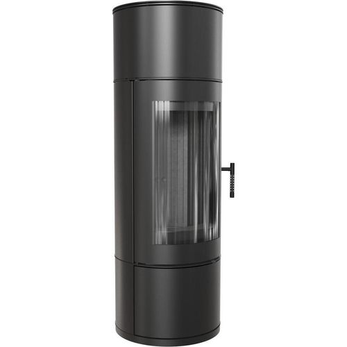 Kaminofen aus Stahl KRATKI ANTARES Ø 150 10 kW schwarz Verkleidung