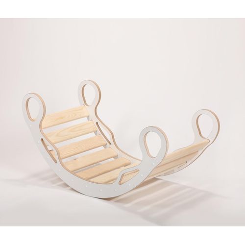 Woodforkid Klettergerüst Kinder Montessori MDF Zosia Gr. L, Kletterbogen