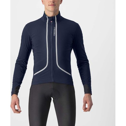 CASTELLI Fahrrad-Thermojacke - FLIGHT AIR - Blau L