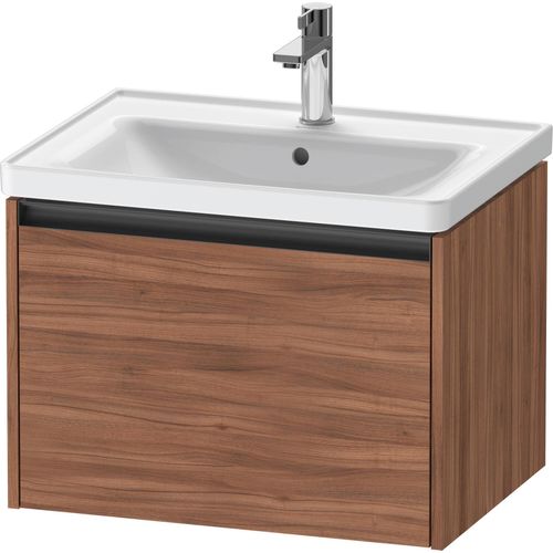 Duravit Ketho.2 Wastafelonderkast 63,4x45,5x44 cm Mat Noten