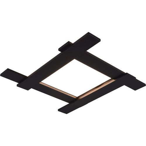 LED Deckenleuchte, Backlight, schwarz, L 59 cm