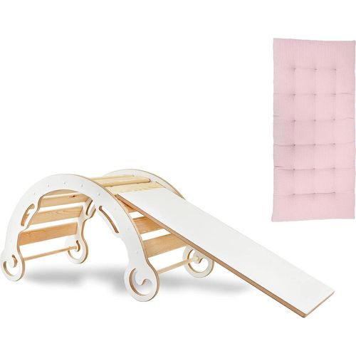 Woodforkid Kletterbogen mit Kissen und Rutsche Leo Gr. L