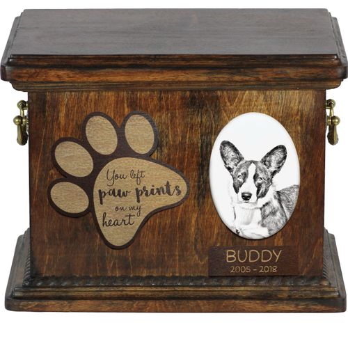 Cardigan Welsh Corgi - Hund Ascheurne, personalisierte Ascheurne mit Foto, Hund Ascheurne von der Marke Art-Dog