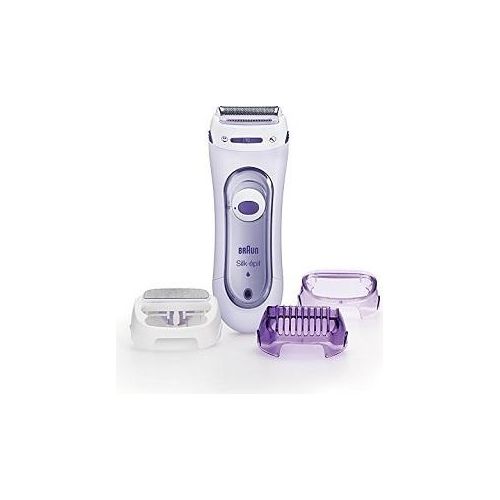 Braun LS 5560 Silk+soft Bodyshave Damenrasierer, 4-8 mm Schnittlänge, Netz/Akkubetrieb, abwaschbar