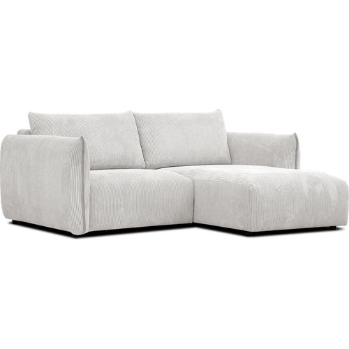 3-Sitzer Ecksofa Tauer in Stoff creme