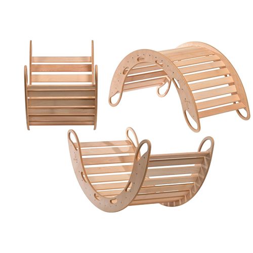 Kletterbogen aus Holz | Indoor Klettergerüst für Kinder | Holzbogen für Kinder