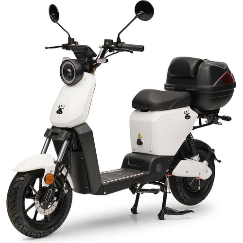 Elektroroller ANT weiß Elektroroller E-Roller Scooter Lithiumakku Doppelakku