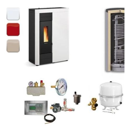 Extraflame Pelletofen Virna Idro | Hygieneset | 14,5 kW