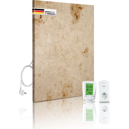 Marwona Marmor Infrarotheizung 500 Watt mit Digitalthermostat - Wandheizung - Germany