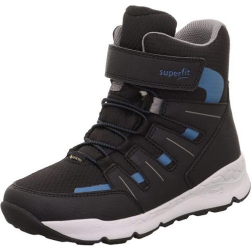 Superfit FREE RIDE Kinderschuhe Jungen Winterstiefel Schwarz Freizeit, Schuhgröße:38 EU