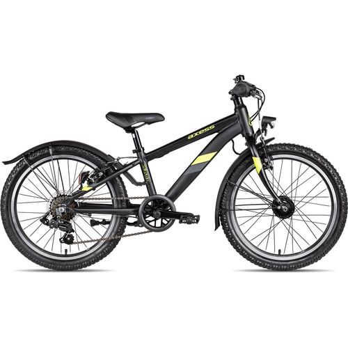 Axess STIPE Street 20 Kinder-Mountainbike ab 6 Jahren 20 Zoll Schwarz unisize
