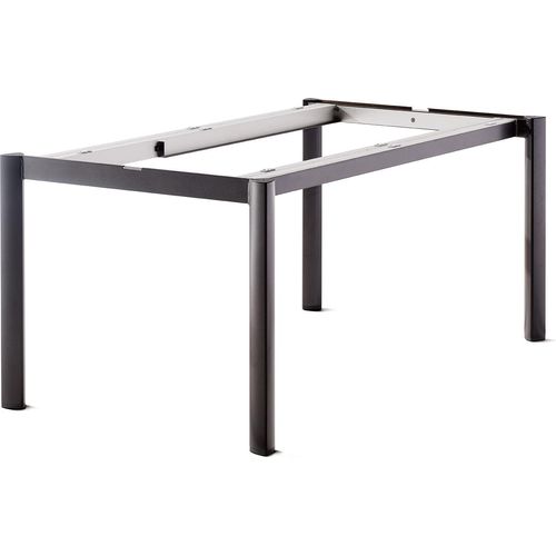 Tischgestell >Freesystem< in Eisengrau, Aluminium - 165x74x100cm (BxHxT)
