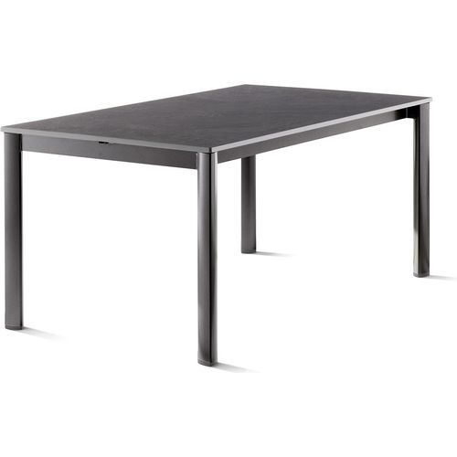 Gartentisch ></noscript>Exclusiv< in Schiefer anthrazit, vivodur ® - 165x75x95cm (BxHxT)
