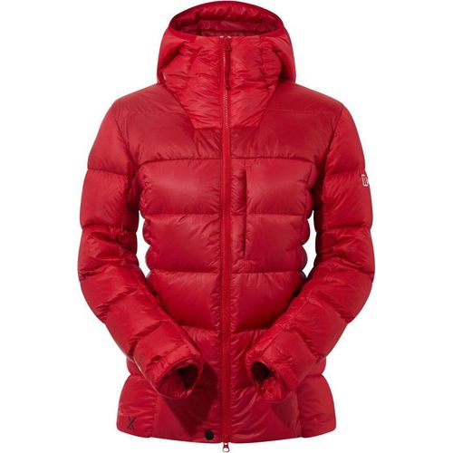 Mtn Arete Ultra Down Hoody, Damen Daunenjacke, 8 (34), GOJI BERRY/HAUTE RED, Berghaus