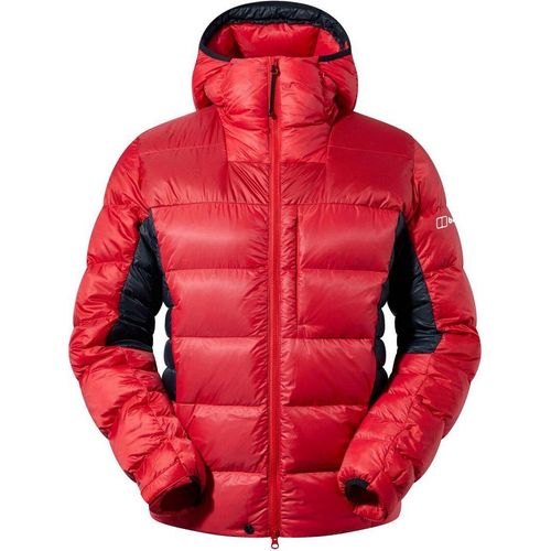 Mtn Arete Ultra Down Hoody, Herren Daunenjacke, 2XL (58), GOJI BERRY/JET BLACK, Berghaus