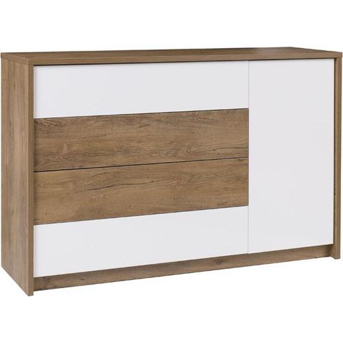 Kommode Moderne LATIKA aufklappbare Kommode mit 4 Schubladen