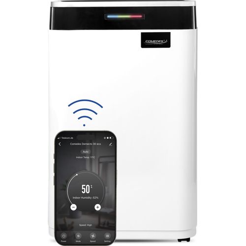 Luftentfeuchter Comedes Demecto 30 eco,WIFI, bis 50m², 25 Liter/Tag