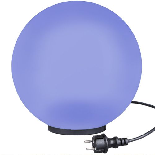 Kugelleuchte Kugellampe RGB Außenleuchte Ø 50cm Gartenlampe LED + Fernbedienung